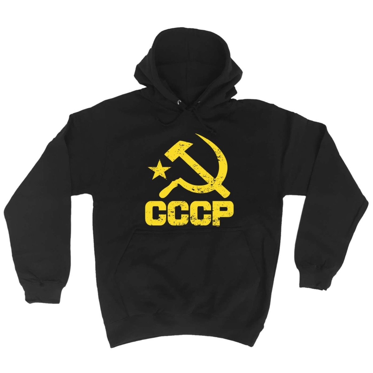 Cccp Yellow - Funny Novelty Hoodies Hoodie - 123t Australia | Funny T-Shirts Mugs Novelty Gifts