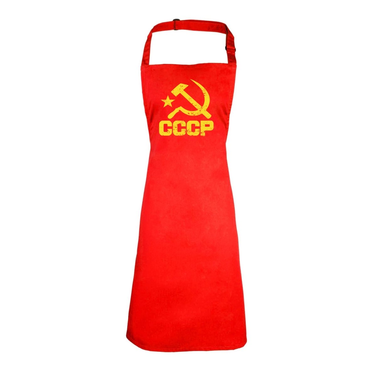 Cccp Yellow - Funny Novelty Kitchen Adult Apron - 123t Australia | Funny T-Shirts Mugs Novelty Gifts