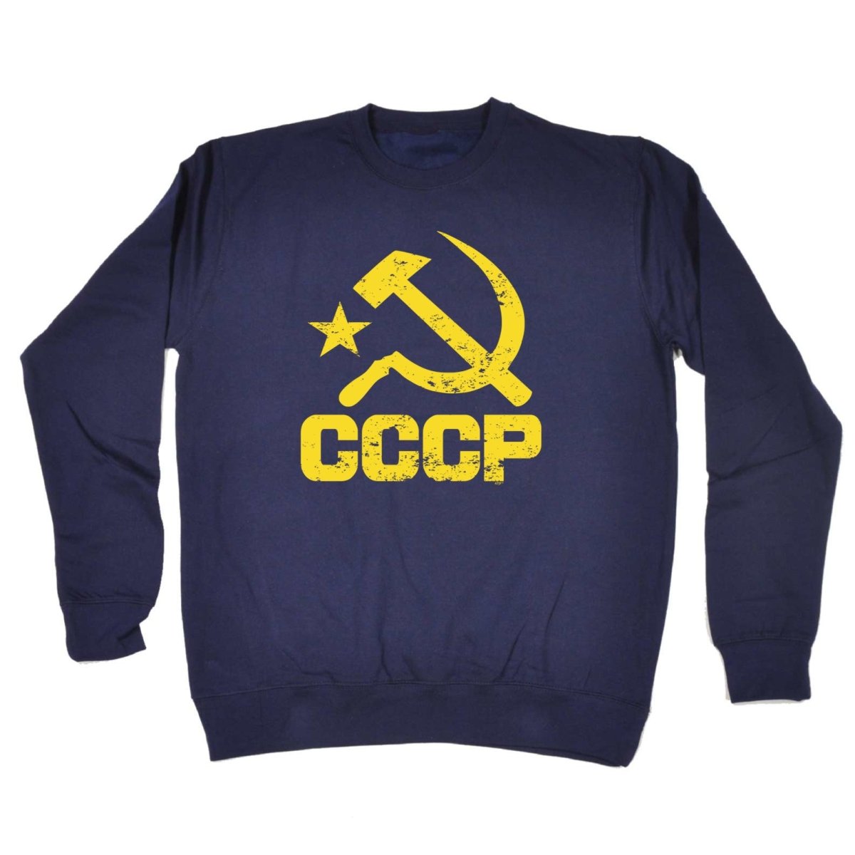 Cccp Yellow - Funny Novelty Sweatshirt - 123t Australia | Funny T-Shirts Mugs Novelty Gifts