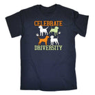 Celebrate Driversity Dog Dogs - Mens Funny T-Shirt Tshirts - 123t Australia | Funny T-Shirts Mugs Novelty Gifts