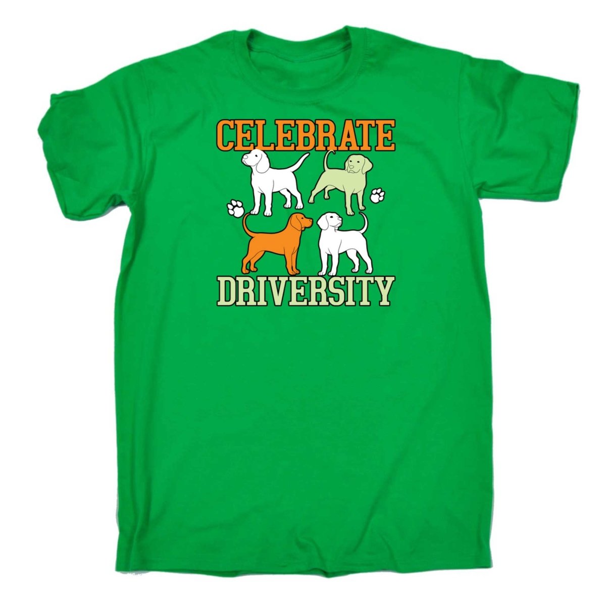 Celebrate Driversity Dog Dogs - Mens Funny T-Shirt Tshirts - 123t Australia | Funny T-Shirts Mugs Novelty Gifts