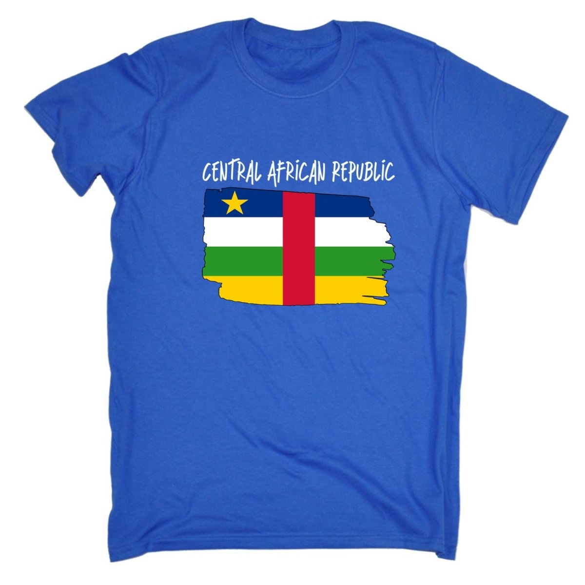 Central African Republic - Country Flag Nationality Mens T-Shirt T Shirt Tshirts - 123t Australia | Funny T-Shirts Mugs Novelty Gifts