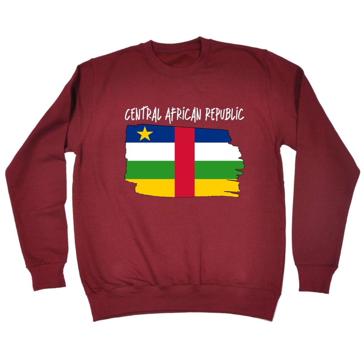 Central African Republic Country Flag Nationality - Sweatshirt - 123t Australia | Funny T-Shirts Mugs Novelty Gifts