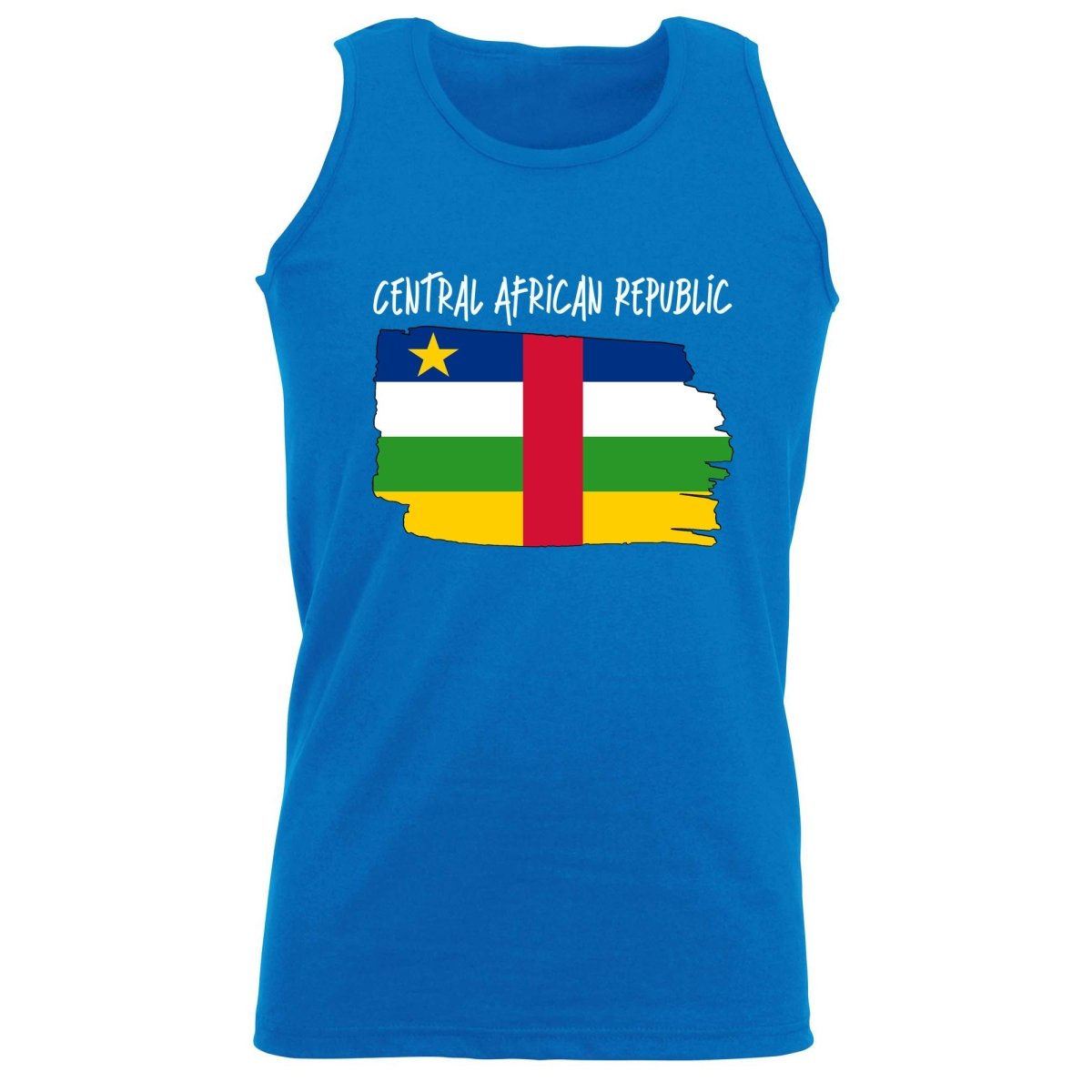 Central African Republic Country Flag Nationality - Vest Singlet Unisex Tank Top - 123t Australia | Funny T-Shirts Mugs Novelty Gifts