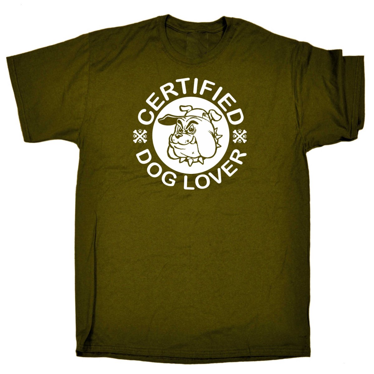 Certified Dog Lover Dogs - Mens Funny T-Shirt Tshirts - 123t Australia | Funny T-Shirts Mugs Novelty Gifts