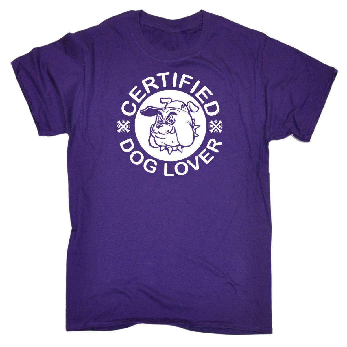 Certified Dog Lover Dogs - Mens Funny T-Shirt Tshirts - 123t Australia | Funny T-Shirts Mugs Novelty Gifts