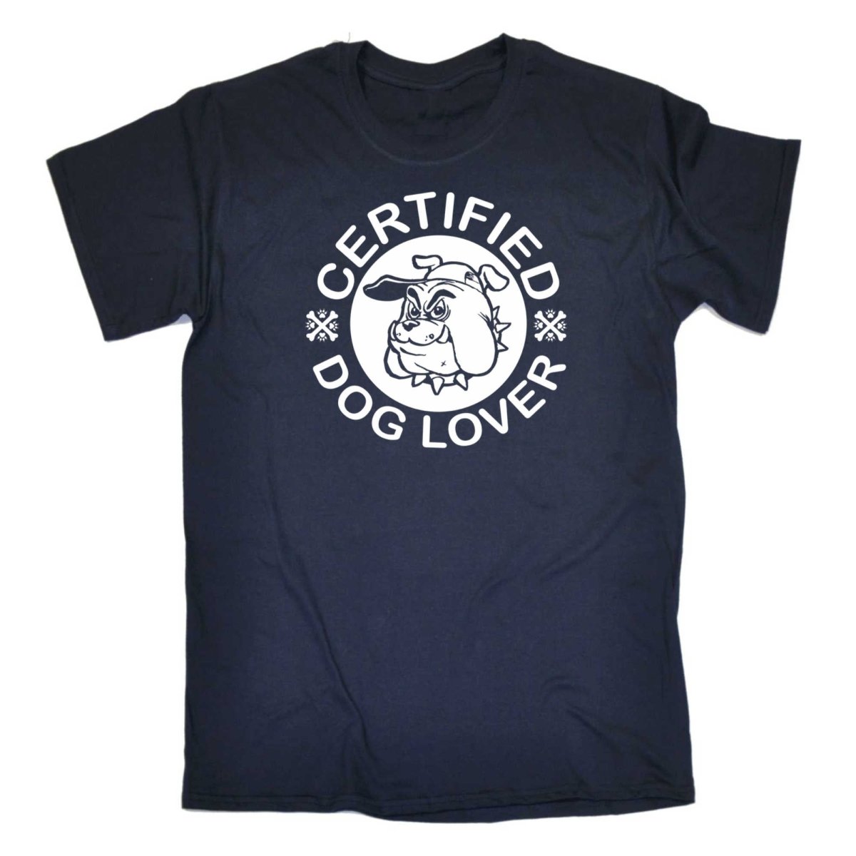 Certified Dog Lover Dogs - Mens Funny T-Shirt Tshirts - 123t Australia | Funny T-Shirts Mugs Novelty Gifts