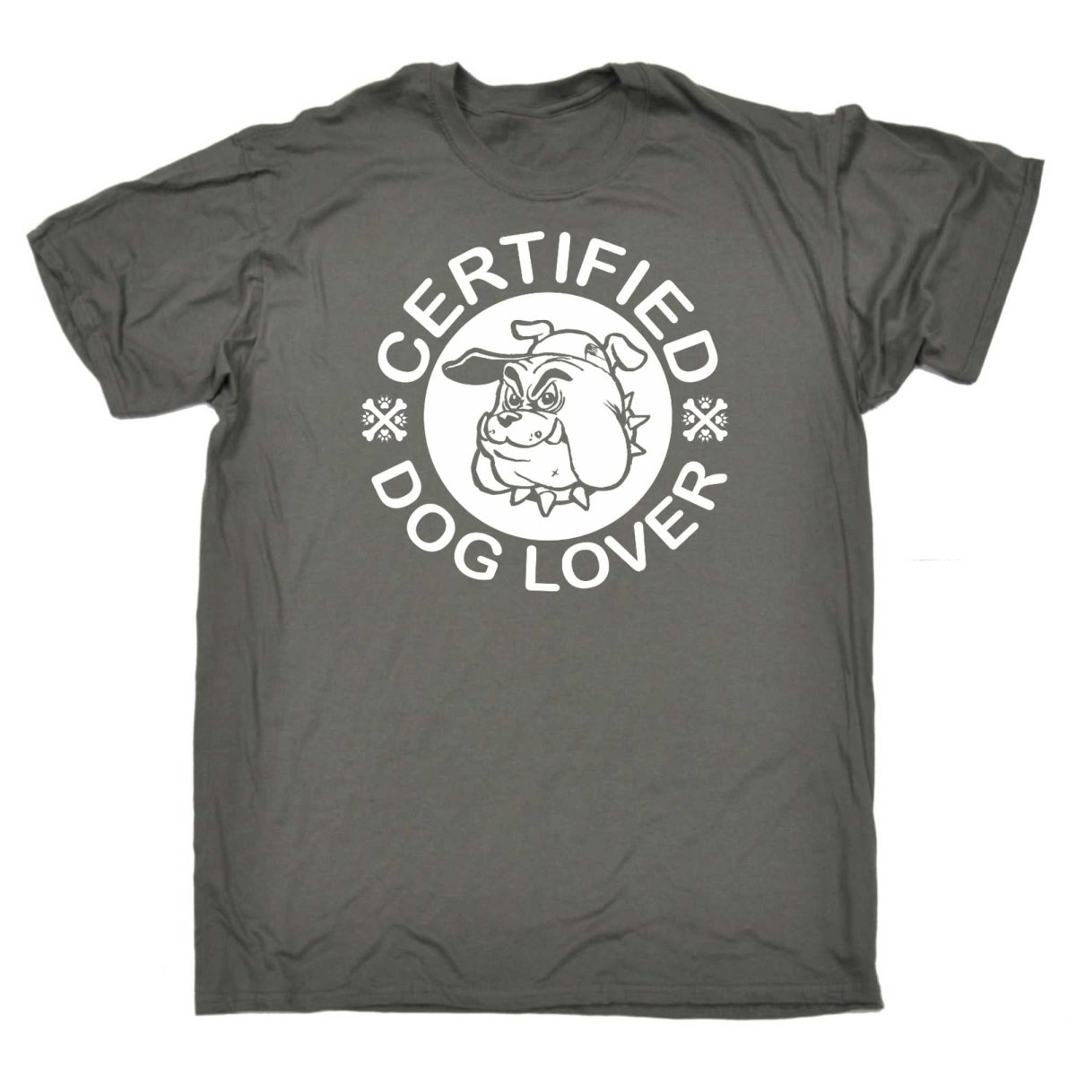 Certified Dog Lover Dogs - Mens Funny T-Shirt Tshirts - 123t Australia | Funny T-Shirts Mugs Novelty Gifts