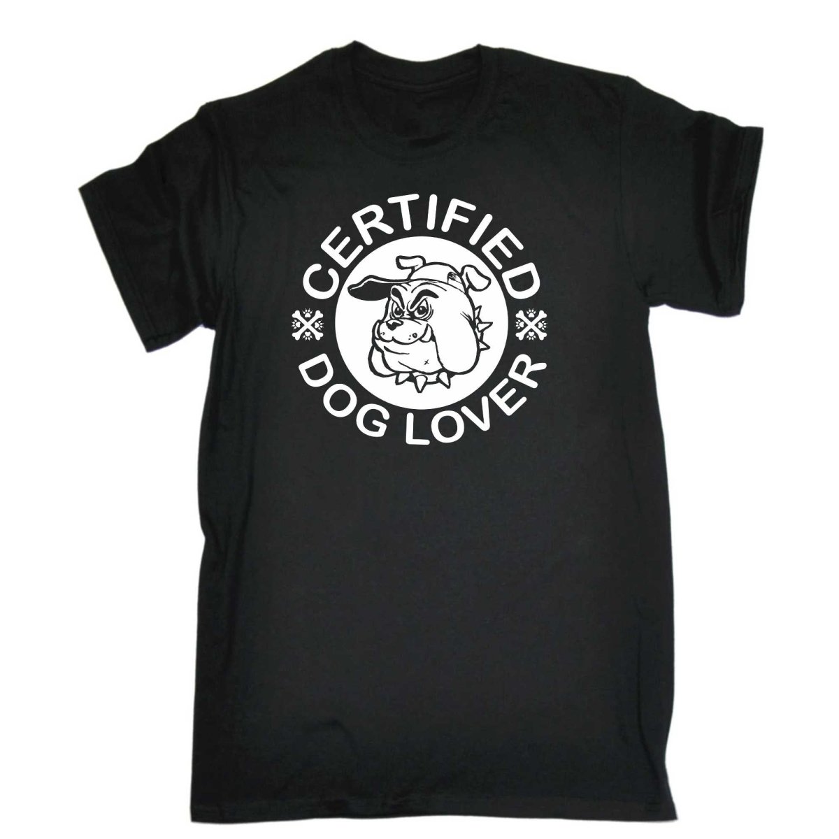 Certified Dog Lover Dogs - Mens Funny T-Shirt Tshirts - 123t Australia | Funny T-Shirts Mugs Novelty Gifts