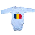 Chad Country Flag Nationality - Babygrow Baby - 123t Australia | Funny T-Shirts Mugs Novelty Gifts