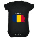 Chad Country Flag Nationality - Babygrow Baby - 123t Australia | Funny T-Shirts Mugs Novelty Gifts