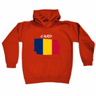 Chad Country Flag Nationality - Kids Children Hoodie - 123t Australia | Funny T-Shirts Mugs Novelty Gifts