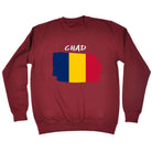 Chad Country Flag Nationality - Sweatshirt - 123t Australia | Funny T-Shirts Mugs Novelty Gifts