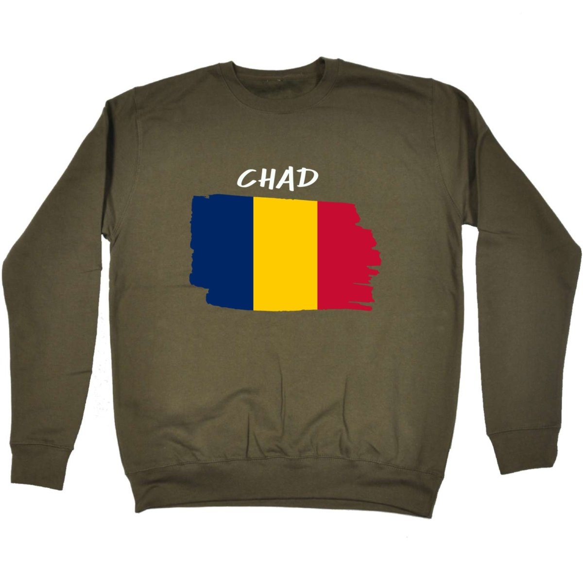 Chad Country Flag Nationality - Sweatshirt - 123t Australia | Funny T-Shirts Mugs Novelty Gifts