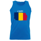 Chad Country Flag Nationality - Vest Singlet Unisex Tank Top - 123t Australia | Funny T-Shirts Mugs Novelty Gifts