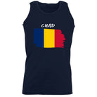 Chad Country Flag Nationality - Vest Singlet Unisex Tank Top - 123t Australia | Funny T-Shirts Mugs Novelty Gifts