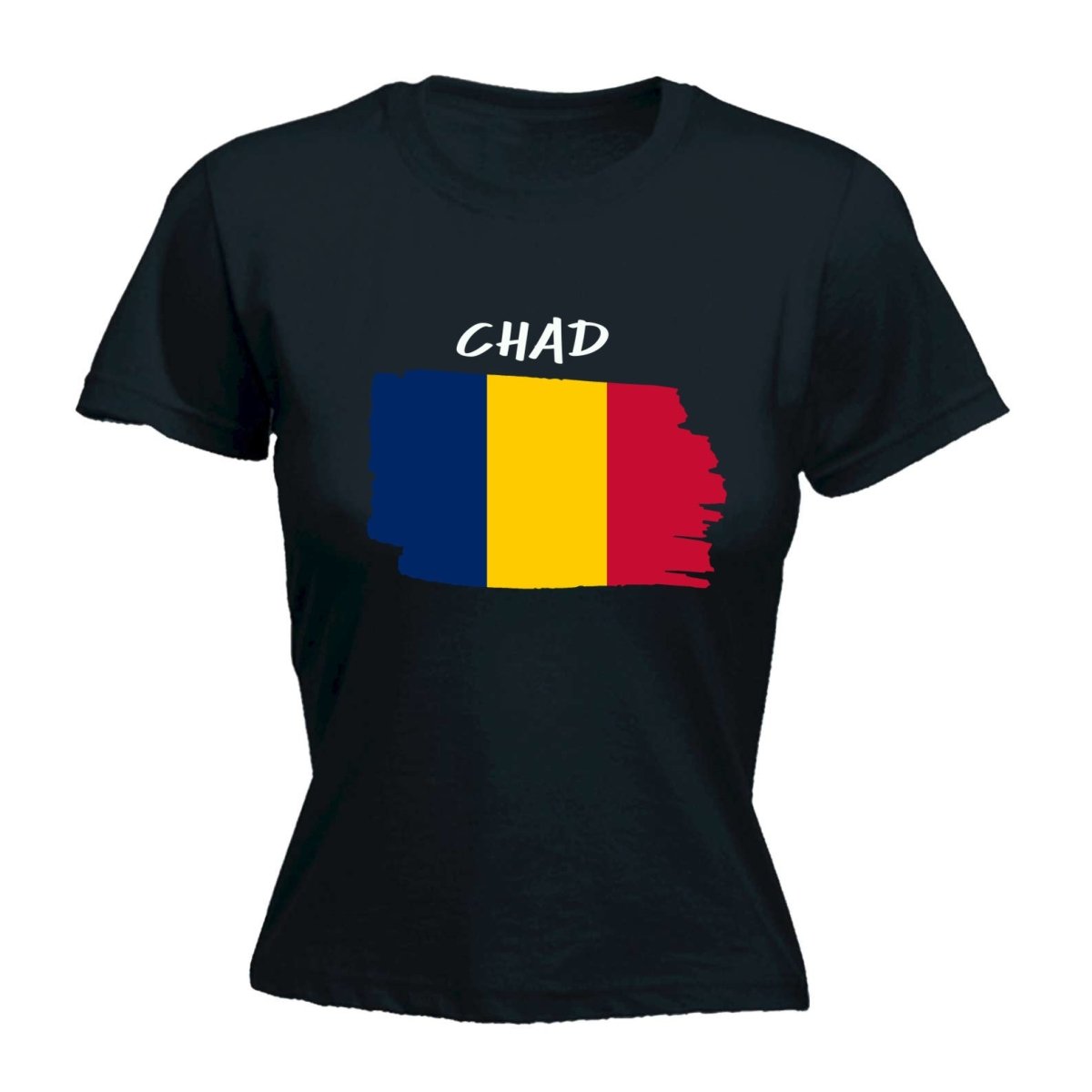 Chad Country Flag Nationality - Womens T-Shirt T Shirt Tshirt - 123t Australia | Funny T-Shirts Mugs Novelty Gifts