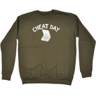 Cheat Day Gym - Funny Novelty Sweatshirt - 123t Australia | Funny T-Shirts Mugs Novelty Gifts