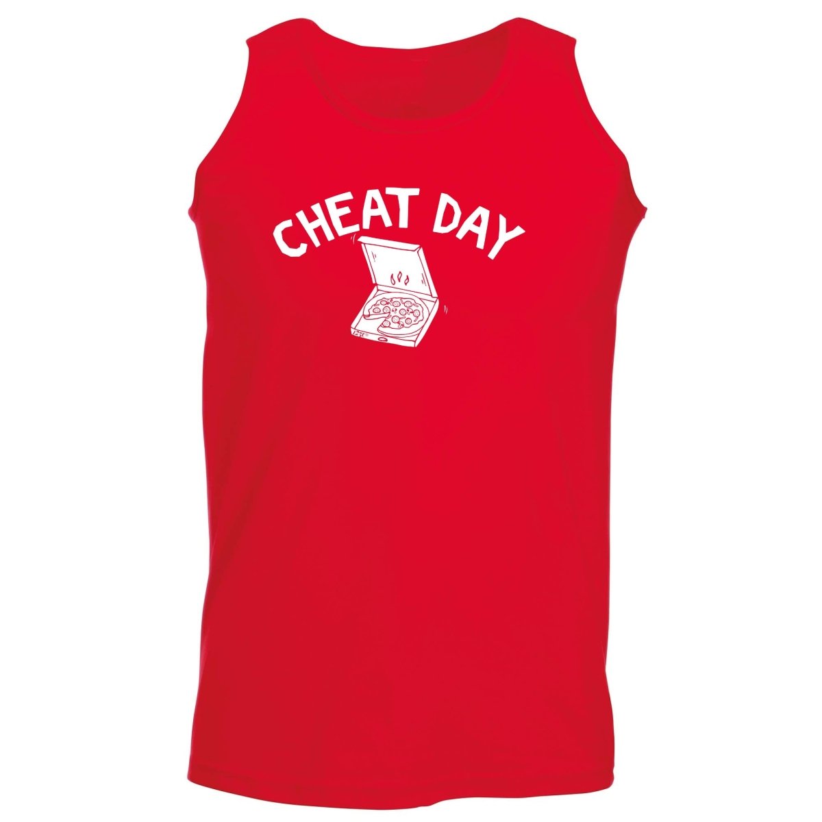 Cheat Day Gym - Funny Novelty Vest Singlet Unisex Tank Top - 123t Australia | Funny T-Shirts Mugs Novelty Gifts