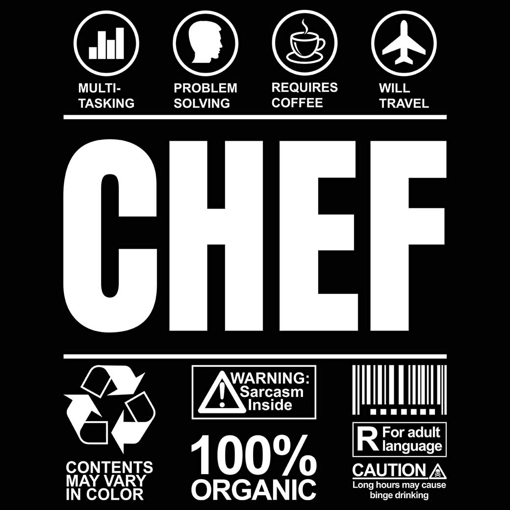 Chef Sarcastic Humour - Mens Funny T-Shirt Tshirts - 123t Australia | Funny T-Shirts Mugs Novelty Gifts