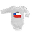 Chile Country Flag Nationality - Babygrow Baby - 123t Australia | Funny T-Shirts Mugs Novelty Gifts