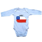 Chile Country Flag Nationality - Babygrow Baby - 123t Australia | Funny T-Shirts Mugs Novelty Gifts