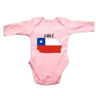 Chile Country Flag Nationality - Babygrow Baby - 123t Australia | Funny T-Shirts Mugs Novelty Gifts