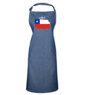 Chile Country Flag Nationality - Kitchen Apron - 123t Australia | Funny T-Shirts Mugs Novelty Gifts