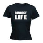 Choose Life White - Funny Novelty Womens T-Shirt T Shirt Tshirt - 123t Australia | Funny T-Shirts Mugs Novelty Gifts