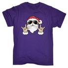 Chrismas Rock Santa - Mens Funny T-Shirt Tshirts - 123t Australia | Funny T-Shirts Mugs Novelty Gifts