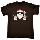 Chrismas Rock Santa - Mens Funny T-Shirt Tshirts - 123t Australia | Funny T-Shirts Mugs Novelty Gifts