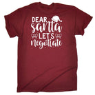 Christmas Dear Santa Lets Neotiate - Mens Funny T-Shirt Tshirts - 123t Australia | Funny T-Shirts Mugs Novelty Gifts