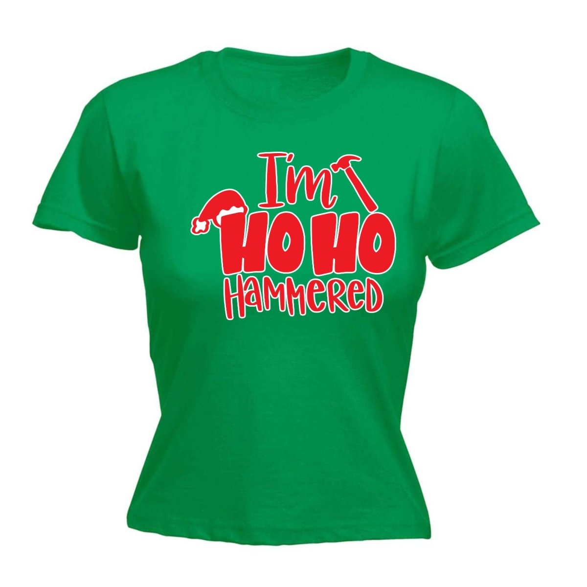 Christmas Im Ho Ho Hammered - Funny Womens T-Shirt Tshirt - 123t Australia | Funny T-Shirts Mugs Novelty Gifts