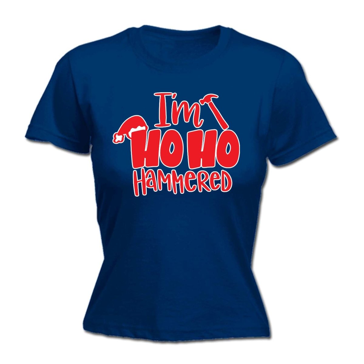 Christmas Im Ho Ho Hammered - Funny Womens T-Shirt Tshirt - 123t Australia | Funny T-Shirts Mugs Novelty Gifts