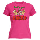 Christmas Lets Go Get Baked - Funny Womens T-Shirt Tshirt - 123t Australia | Funny T-Shirts Mugs Novelty Gifts