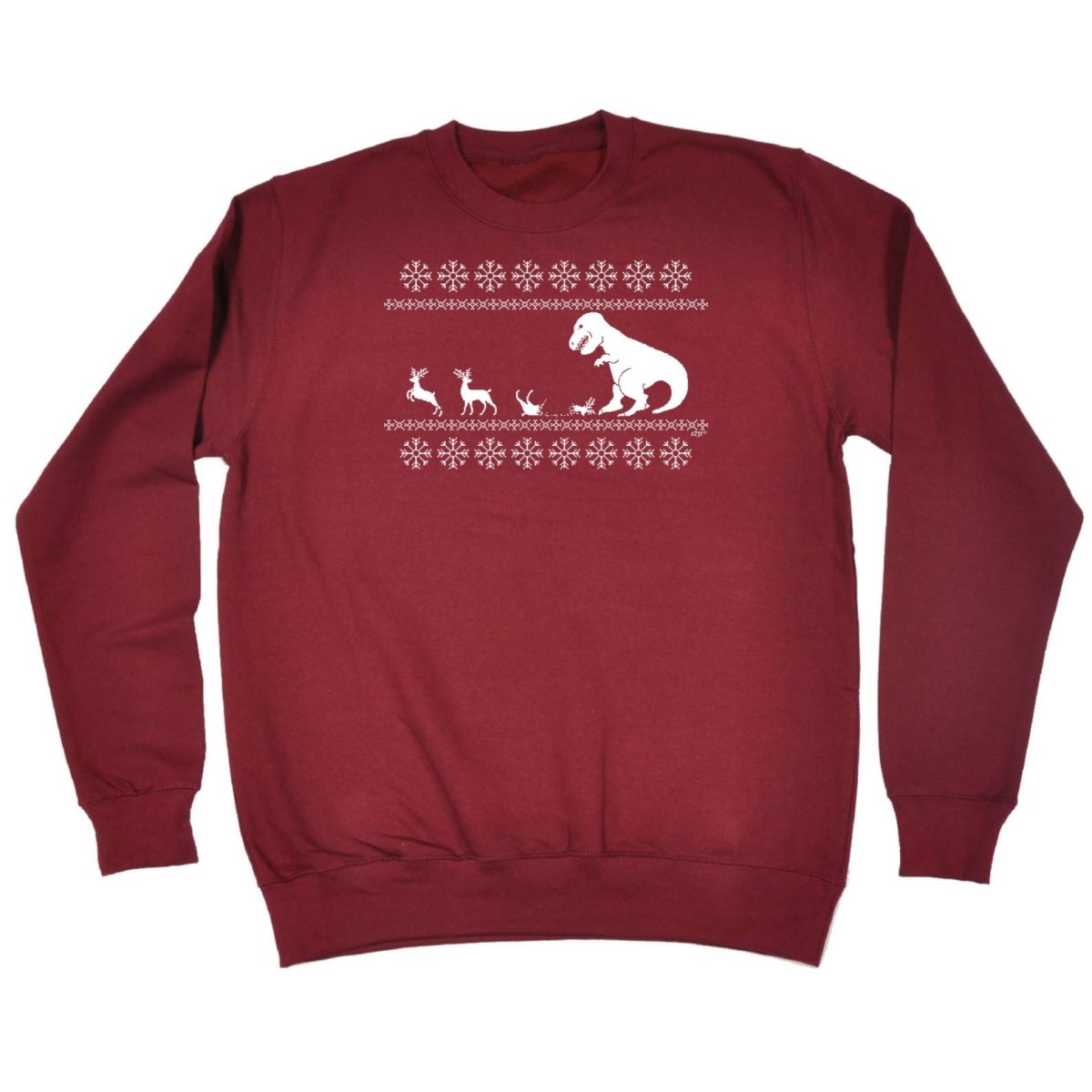 Christmas Lunch For Trex Jumper - Funny Novelty Sweatshirt - 123t Australia | Funny T-Shirts Mugs Novelty Gifts