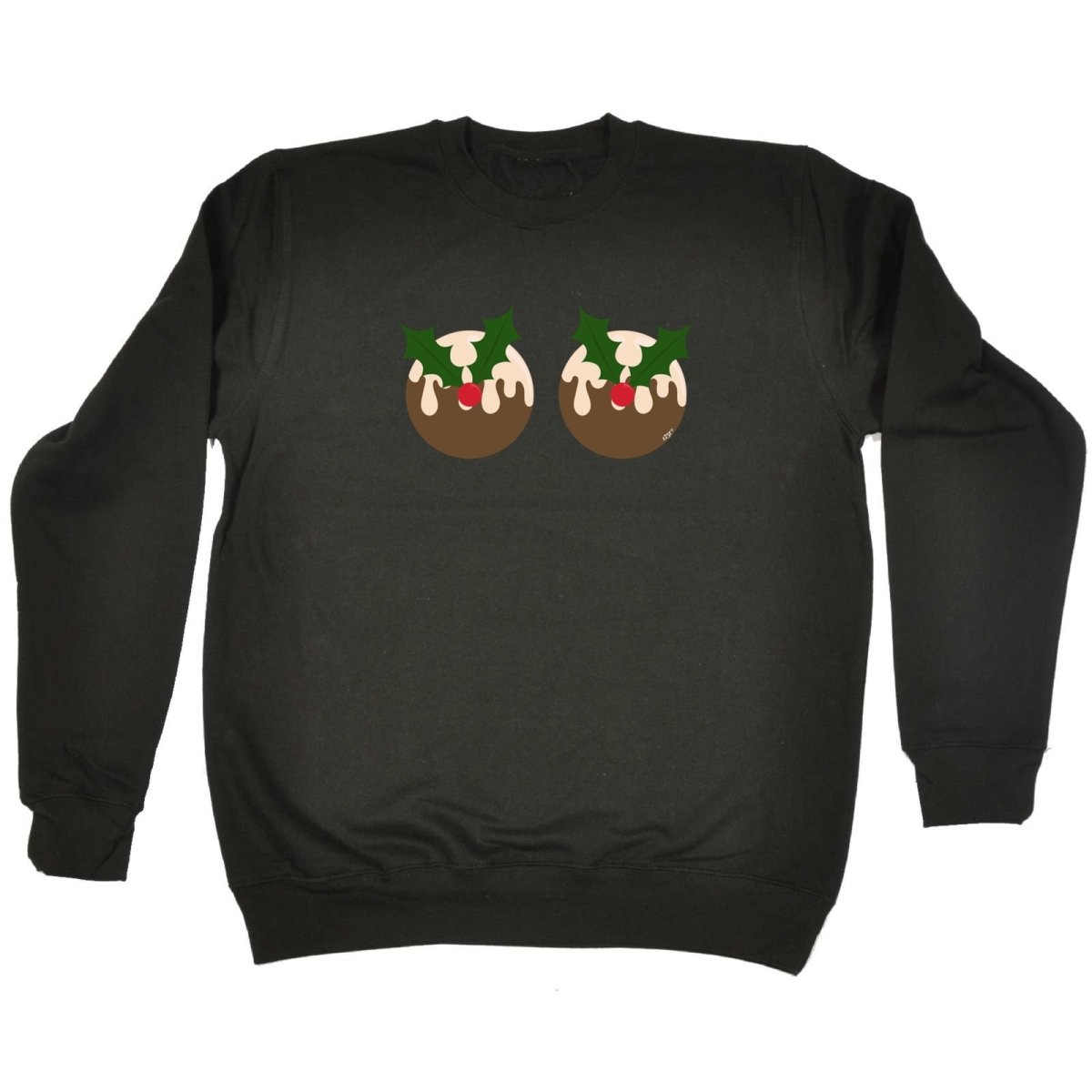 Christmas Pudding B Bie - Funny Novelty Sweatshirt - 123t Australia | Funny T-Shirts Mugs Novelty Gifts