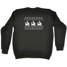 Christmas Reindeer Humping Jumper - Funny Novelty Sweatshirt - 123t Australia | Funny T-Shirts Mugs Novelty Gifts