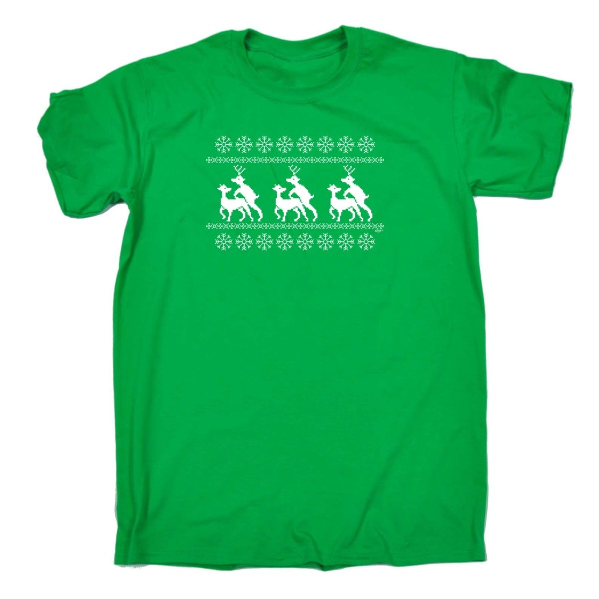 Christmas Reindeer Humping Jumper - Mens Funny Novelty T-Shirt TShirt / T Shirt - 123t Australia | Funny T-Shirts Mugs Novelty Gifts