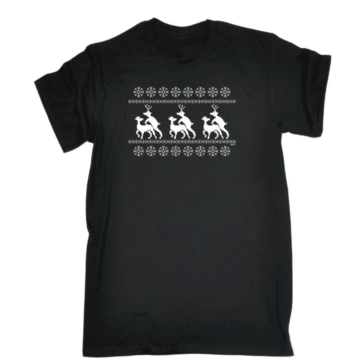 Christmas Reindeer Humping Jumper - Mens Funny Novelty T-Shirt TShirt / T Shirt - 123t Australia | Funny T-Shirts Mugs Novelty Gifts