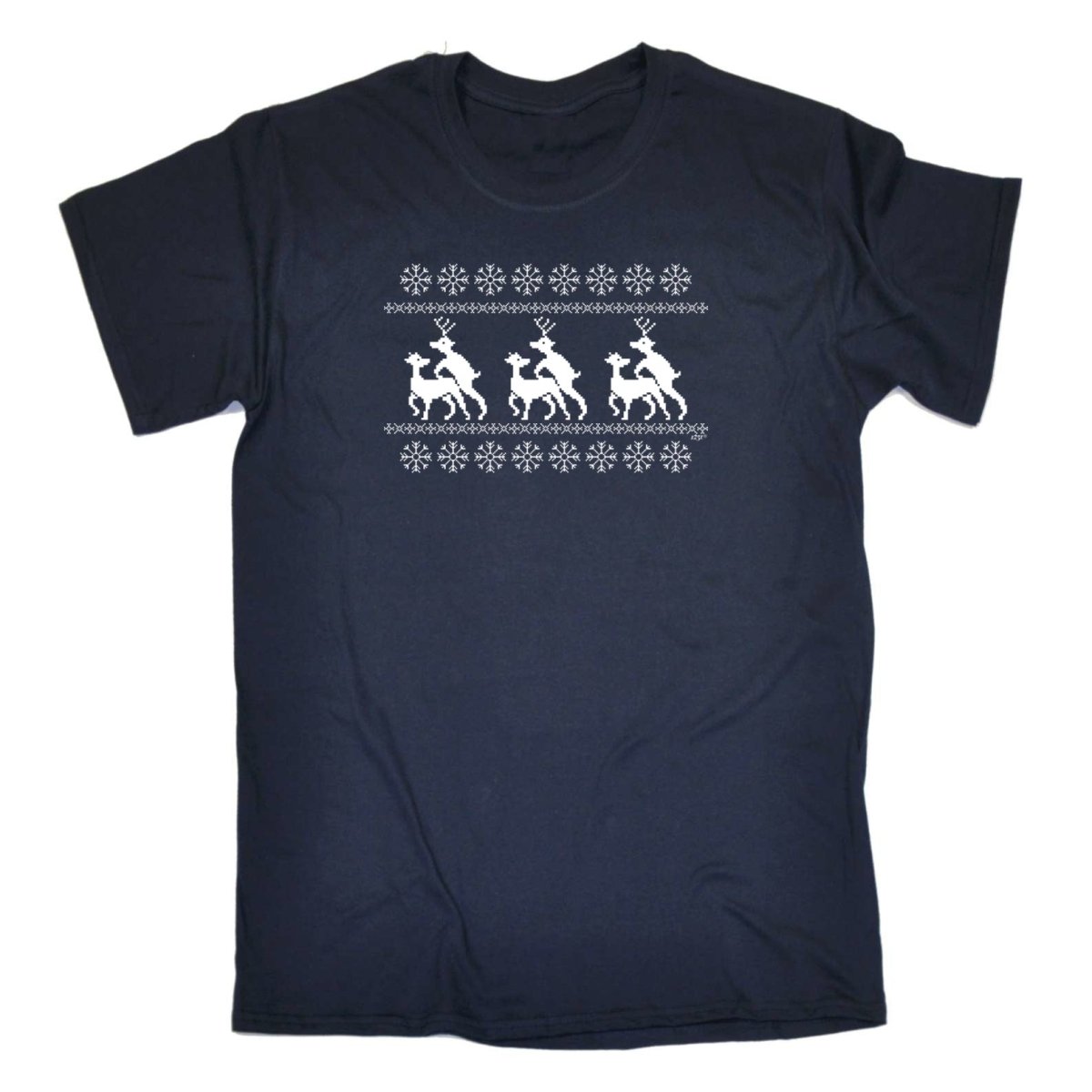 Christmas Reindeer Humping Jumper - Mens Funny Novelty T-Shirt TShirt / T Shirt - 123t Australia | Funny T-Shirts Mugs Novelty Gifts