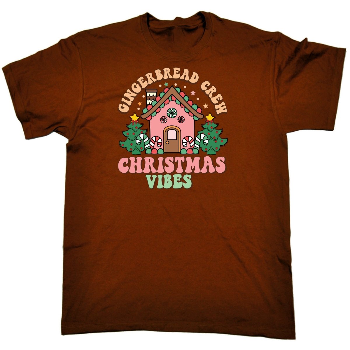 Christmas Retro Gingerbread Crew - Mens Funny T-Shirt Tshirts - 123t Australia | Funny T-Shirts Mugs Novelty Gifts