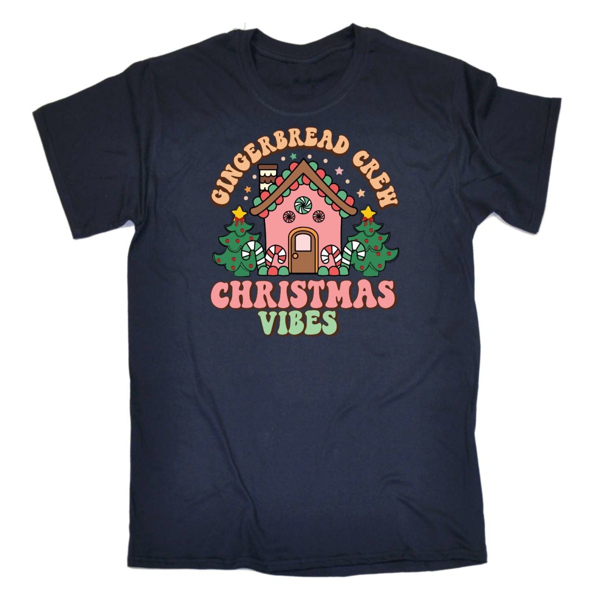 Christmas Retro Gingerbread Crew - Mens Funny T-Shirt Tshirts - 123t Australia | Funny T-Shirts Mugs Novelty Gifts