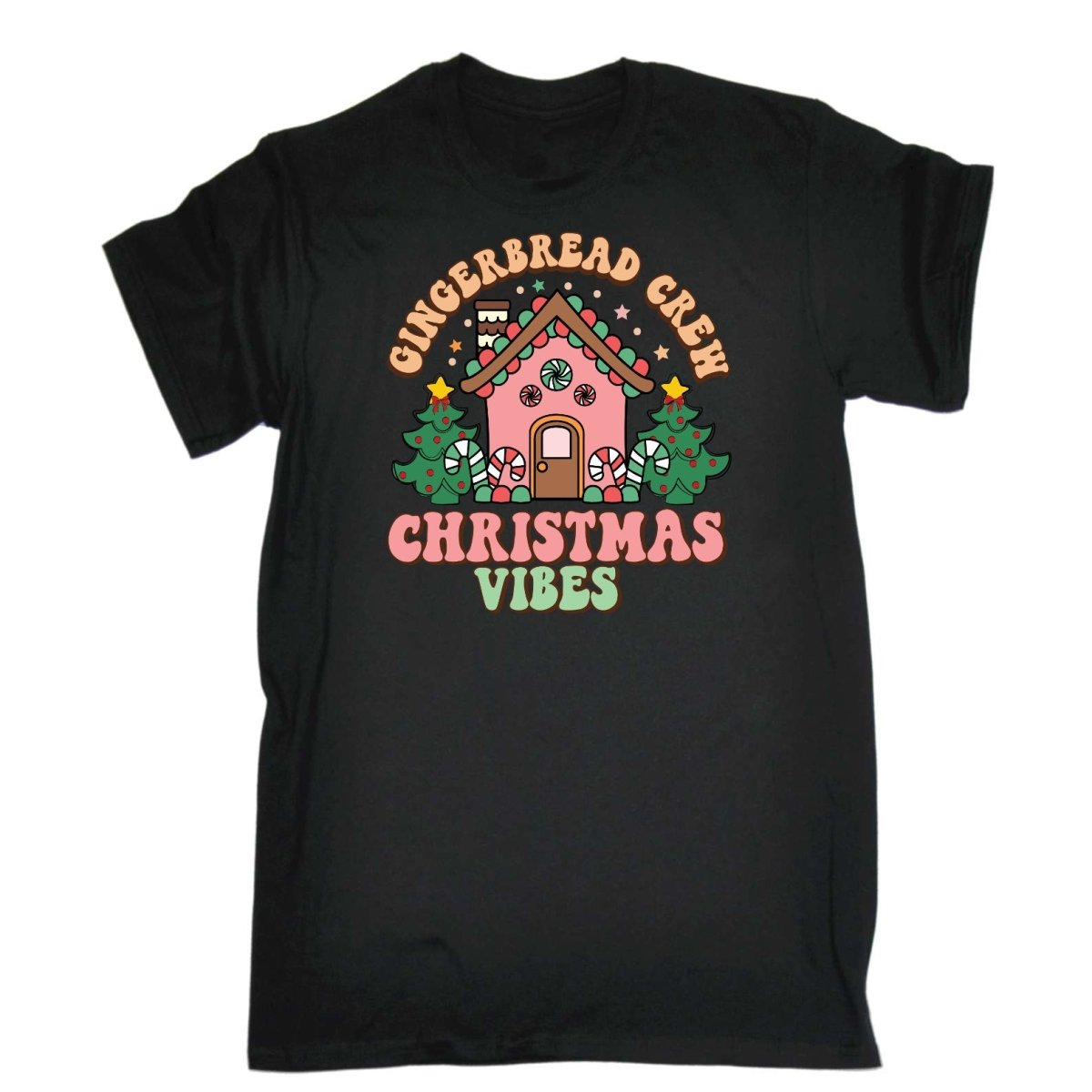 Christmas Retro Gingerbread Crew - Mens Funny T-Shirt Tshirts - 123t Australia | Funny T-Shirts Mugs Novelty Gifts