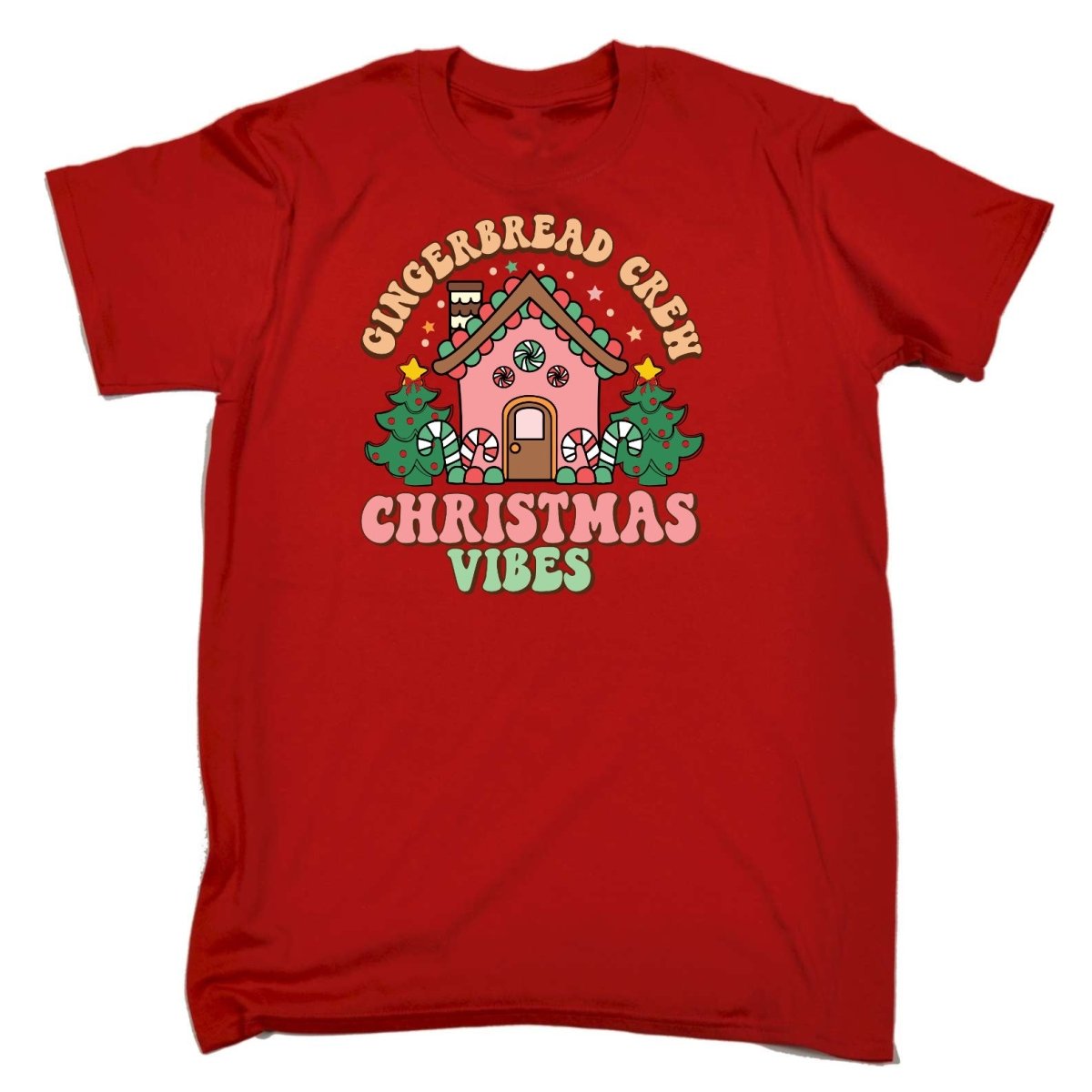 Christmas Retro Gingerbread Crew - Mens Funny T-Shirt Tshirts - 123t Australia | Funny T-Shirts Mugs Novelty Gifts