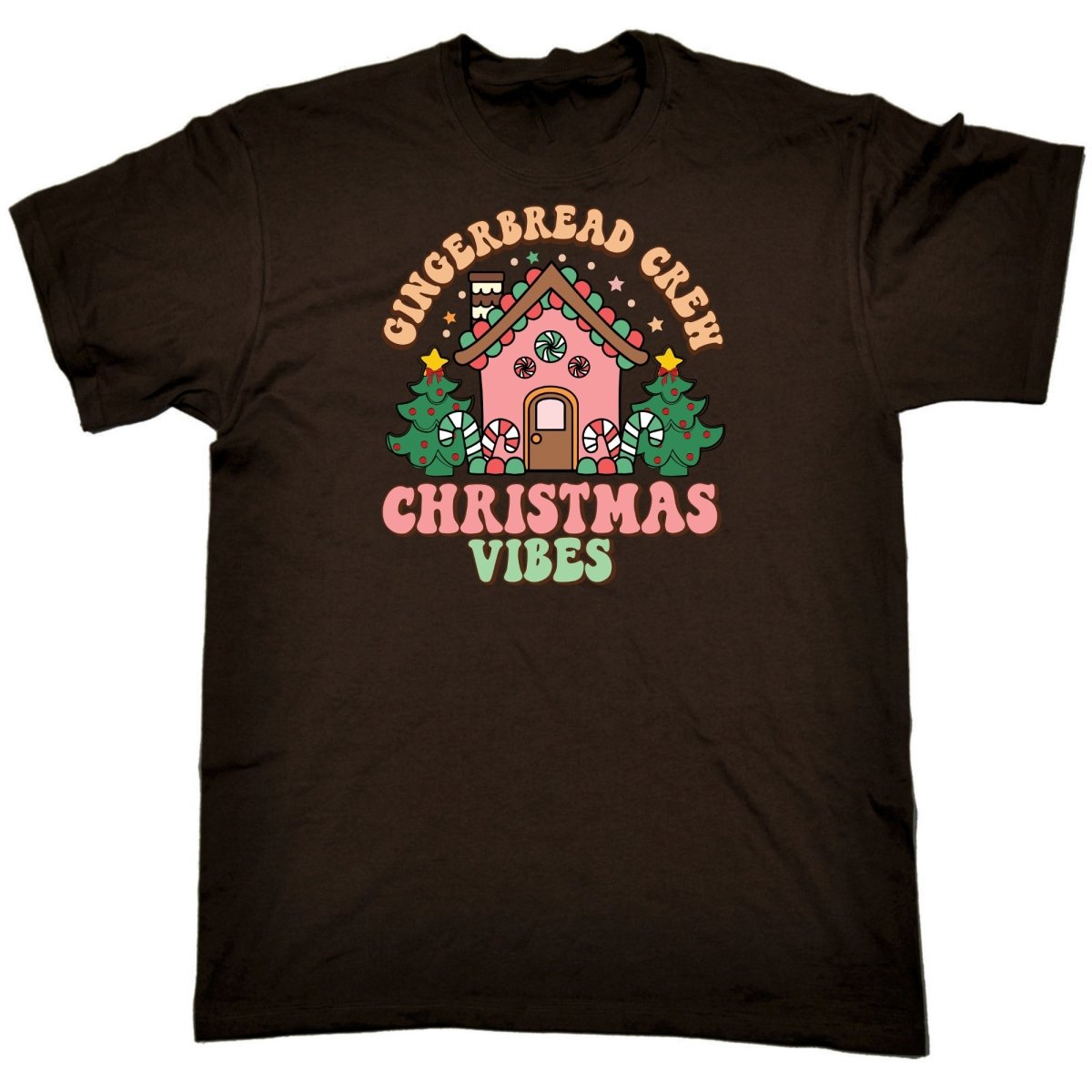 Christmas Retro Gingerbread Crew - Mens Funny T-Shirt Tshirts - 123t Australia | Funny T-Shirts Mugs Novelty Gifts