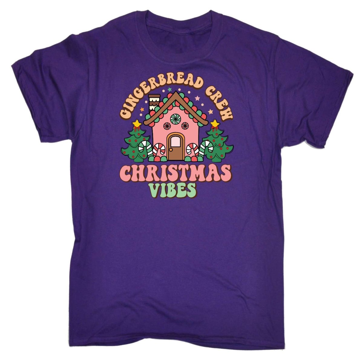 Christmas Retro Gingerbread Crew - Mens Funny T-Shirt Tshirts - 123t Australia | Funny T-Shirts Mugs Novelty Gifts