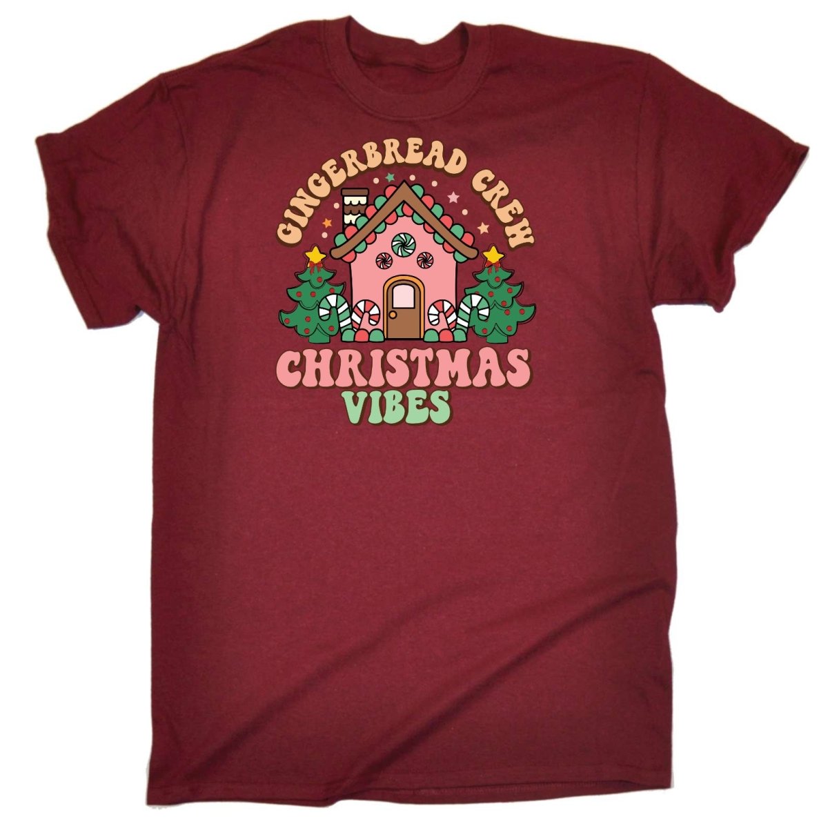 Christmas Retro Gingerbread Crew - Mens Funny T-Shirt Tshirts - 123t Australia | Funny T-Shirts Mugs Novelty Gifts