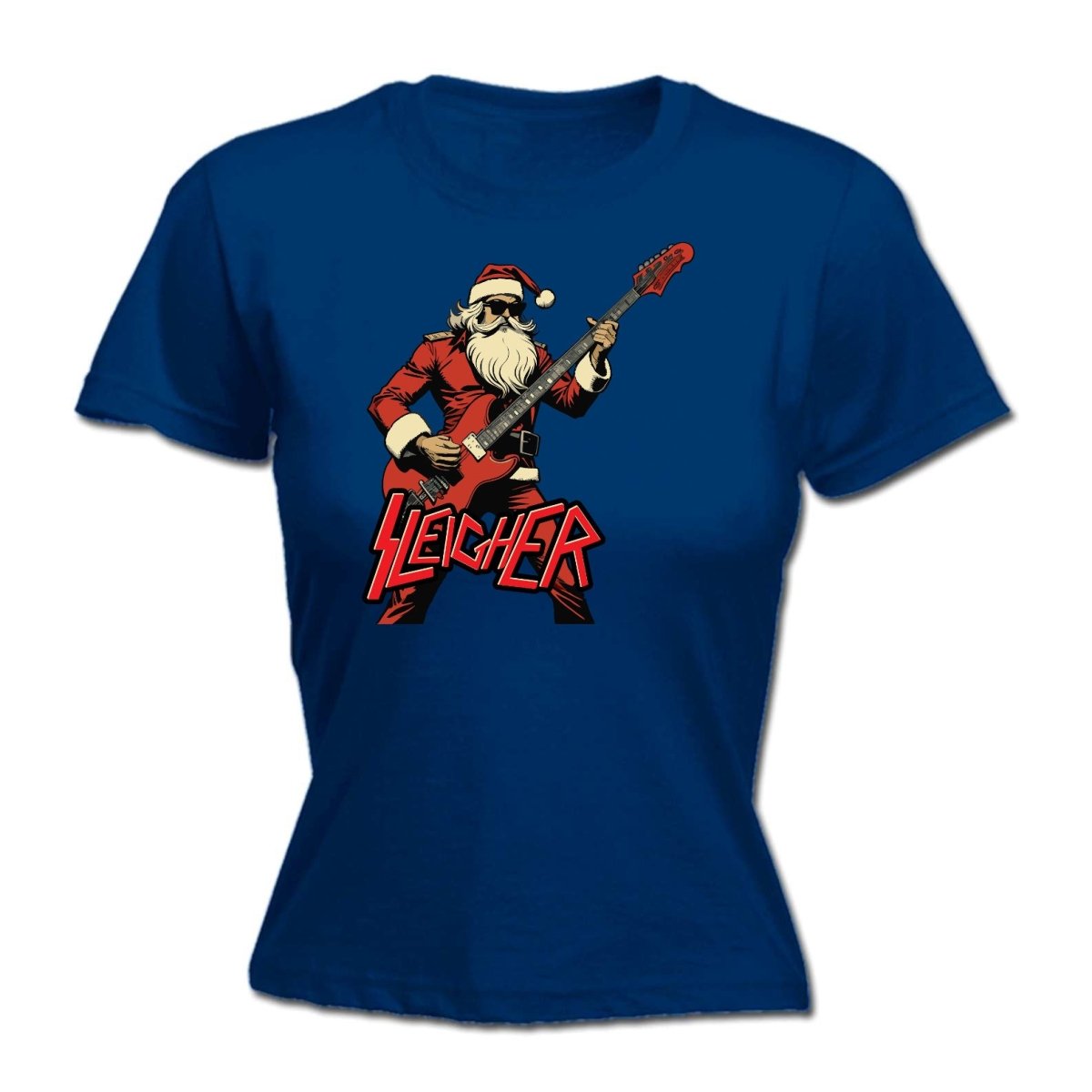 Christmas Sleigher - Funny Womens T-Shirt Tshirt - 123t Australia | Funny T-Shirts Mugs Novelty Gifts