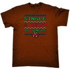 Christmas Xmas Single And Ready To Jingle - Mens Funny T-Shirt Tshirts Tee Shirt - 123t Australia | Funny T-Shirts Mugs Novelty Gifts